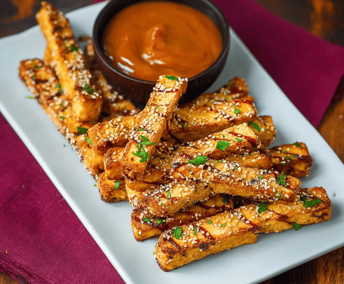 Crispy Baked Tofu Sticks Recipe