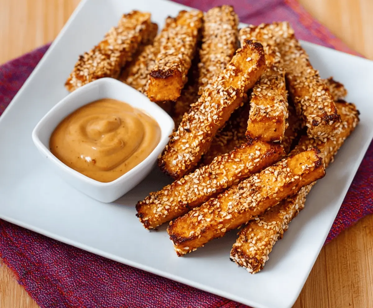 Crispy Baked Tofu Sticks Recipe