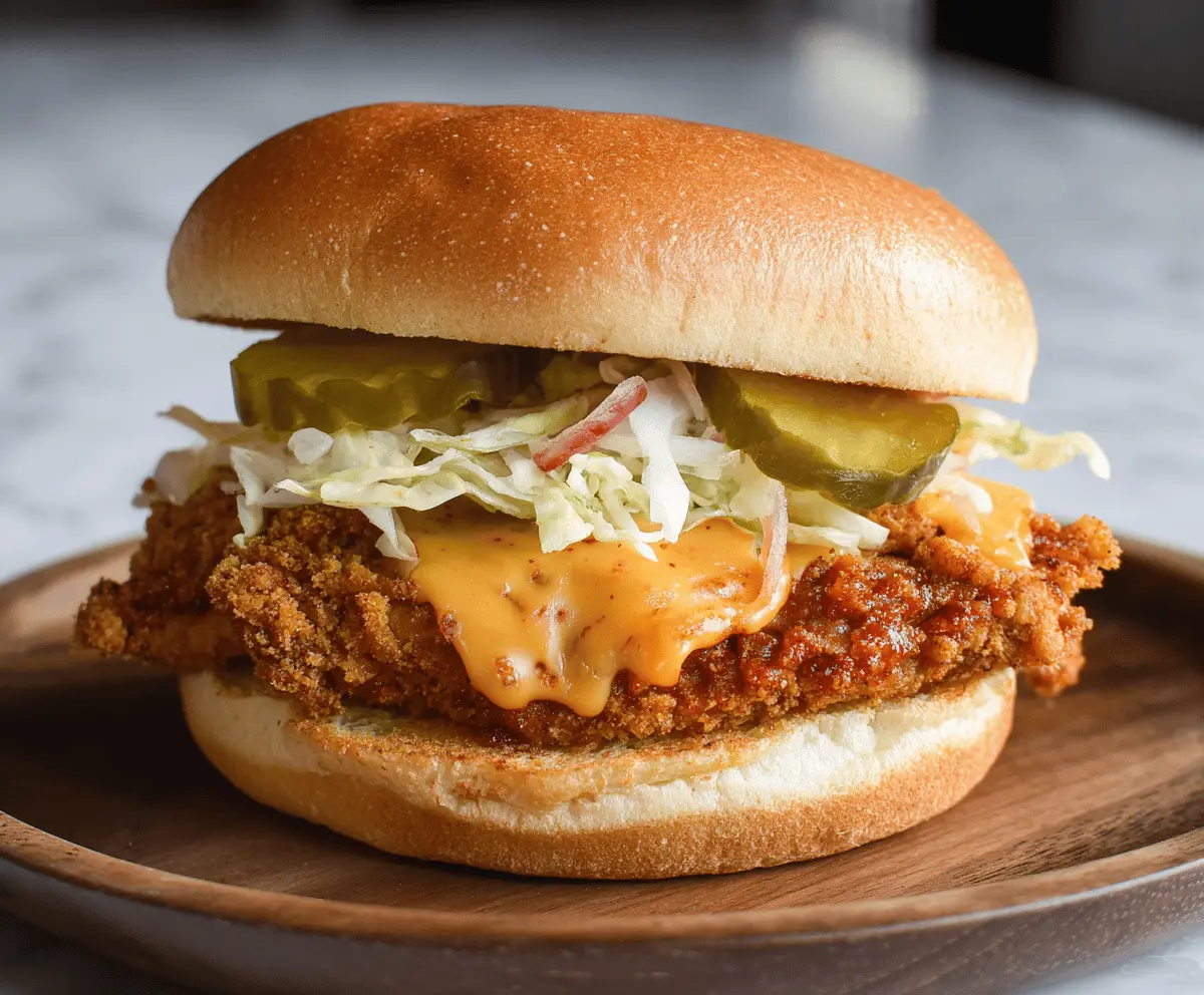 Crispy Air Fryer Spicy Chicken Sandwich Recipe