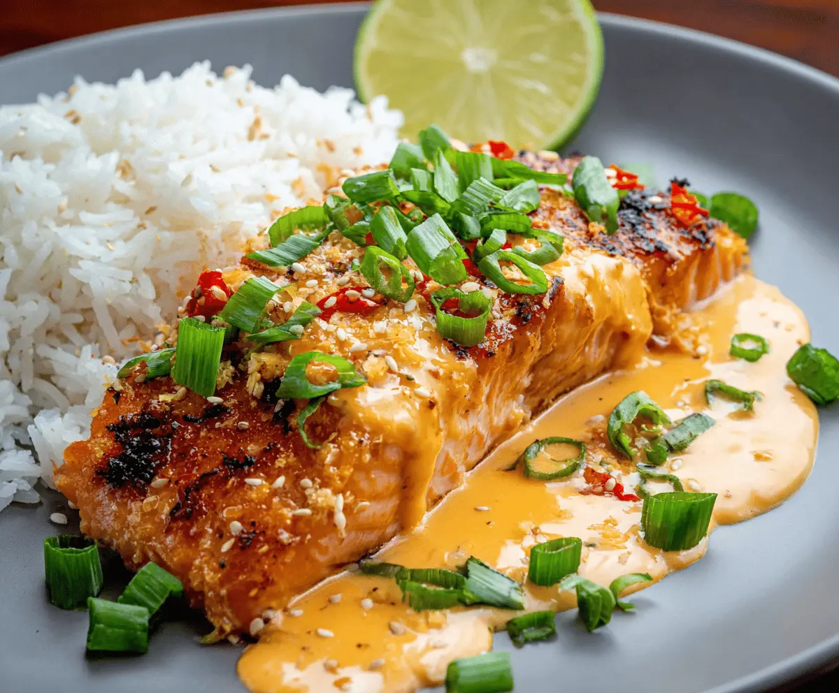 Easy Bang Bang Salmon Recipe for Dinner
