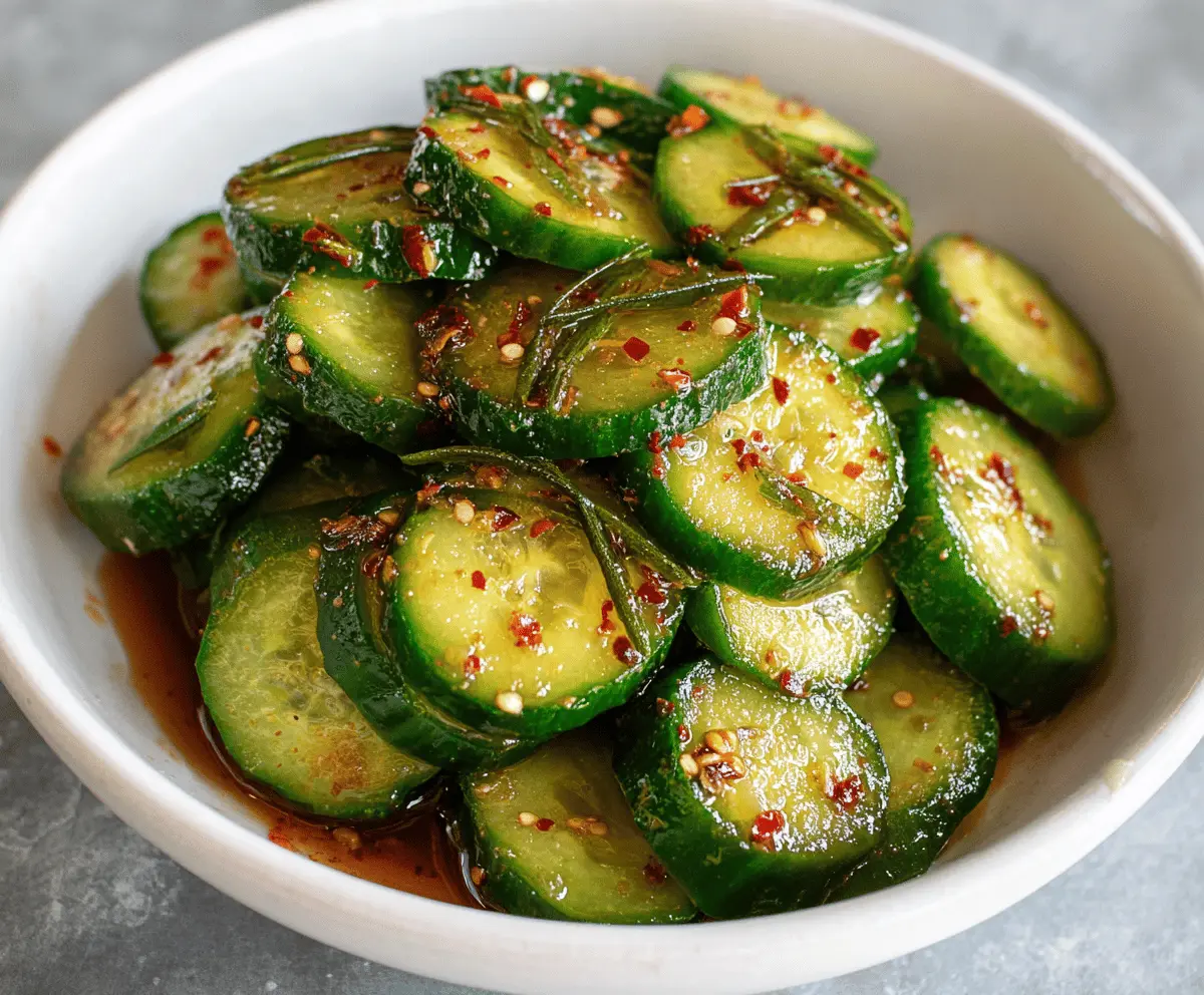 Easy Korean Cucumber Salad Ready in Minutes