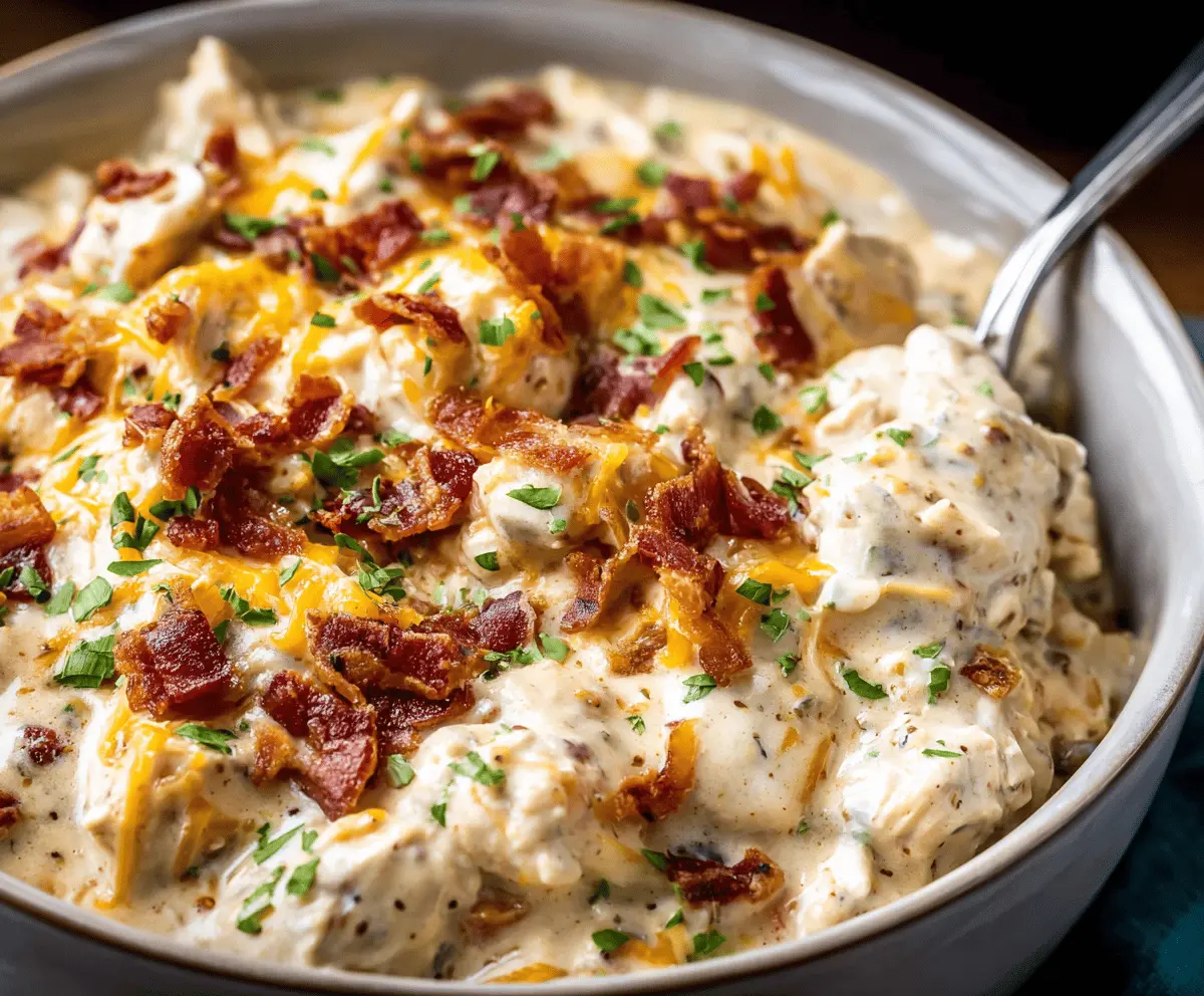 Creamy Crockpot Crack Chicken