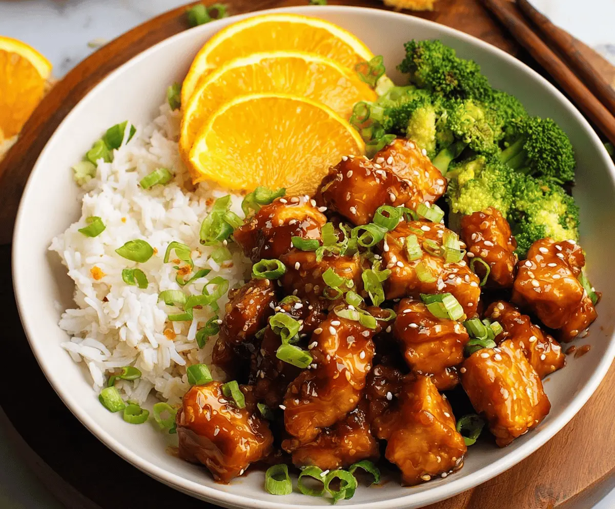 Vegan Orange Tofu