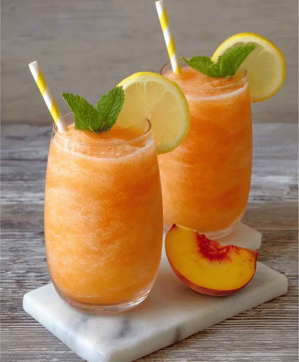 Peach Lemonade Slush Recipe