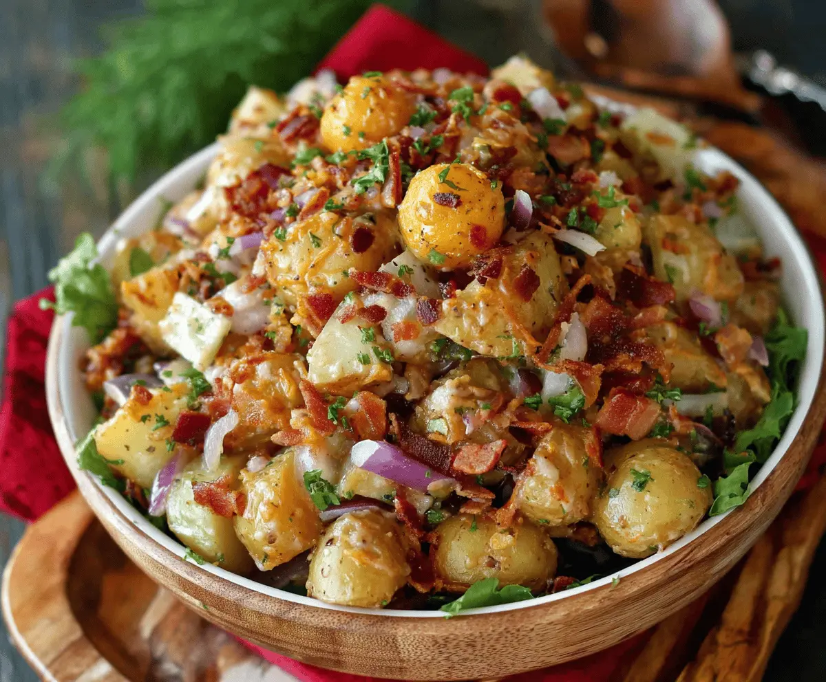 Classic Potato bbq Side Salad