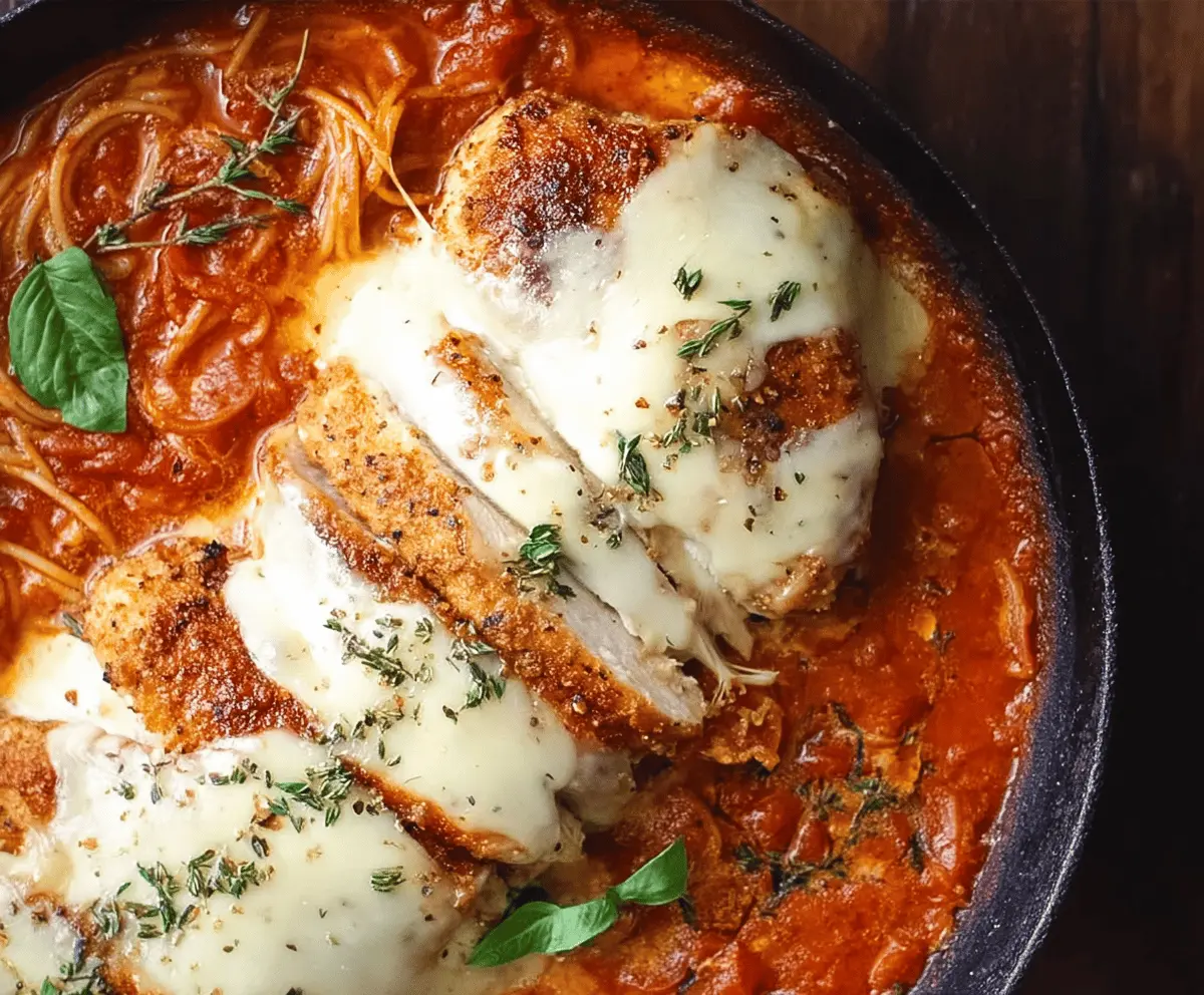 Pumpkin Parmesan Chicken Skillet