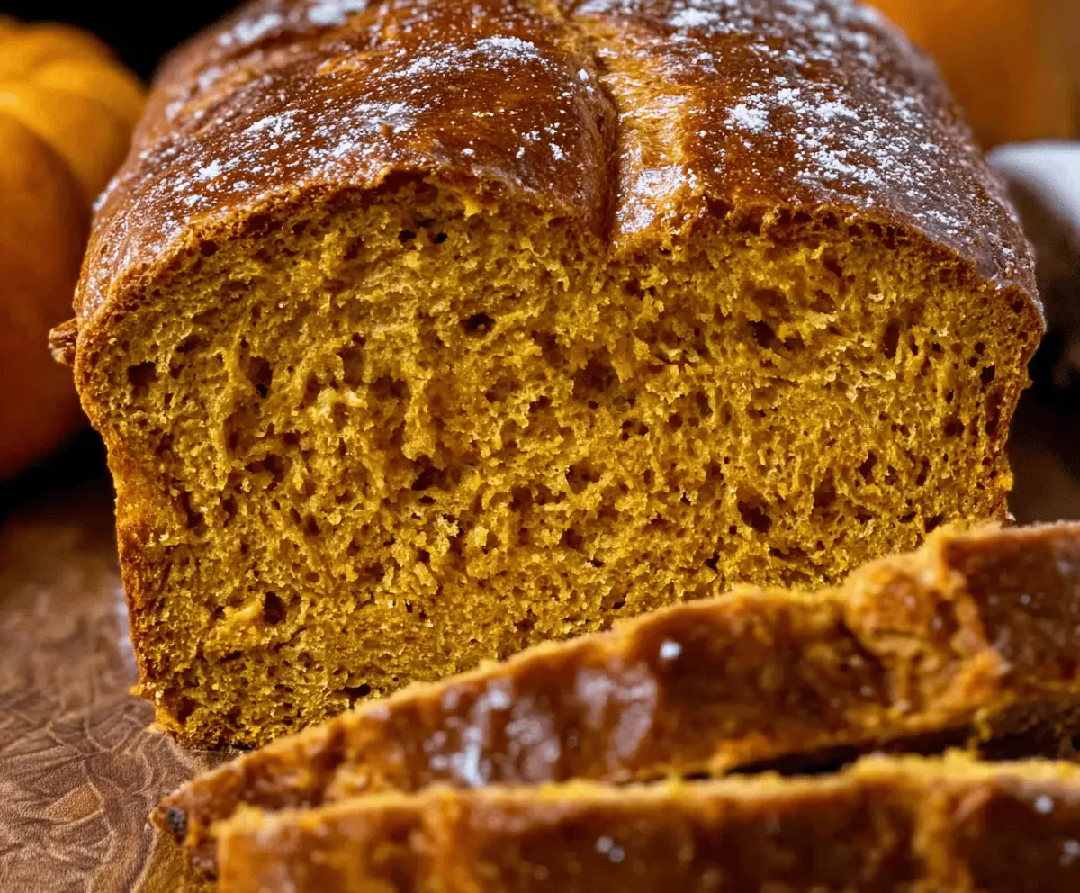 Pumpkin Sourdough Bread