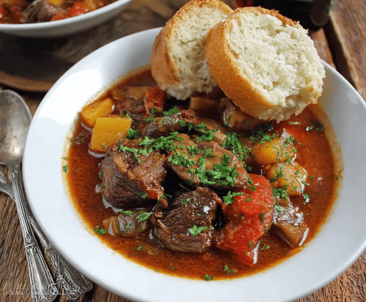Slow Cooker Italian Beef Stew