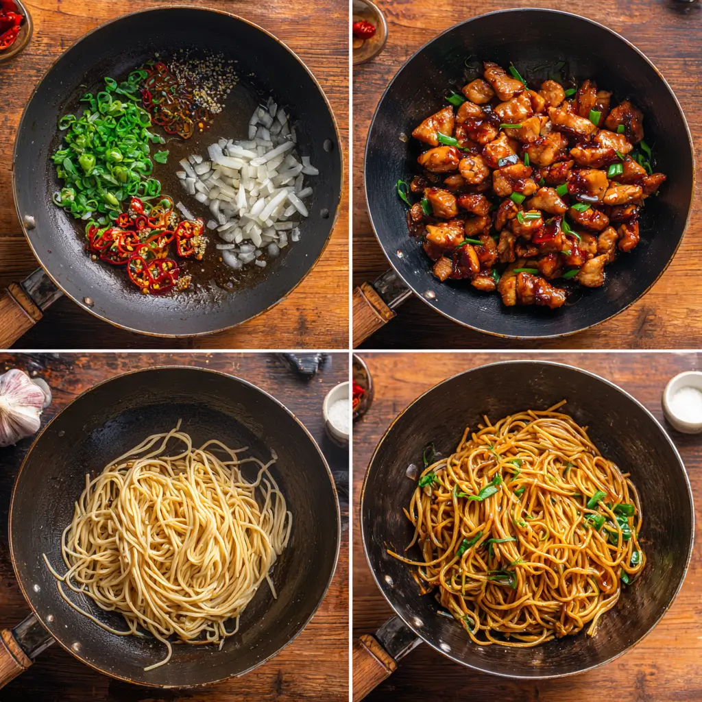 Sticky-Garlic-Chicken-Noodles-step1