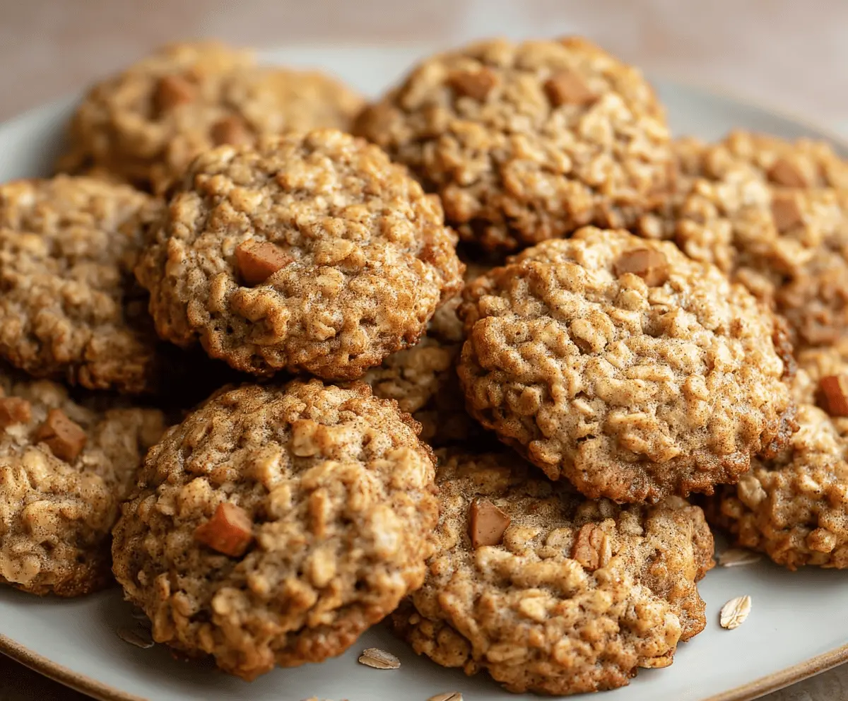 Apple Cinnamon Oatmeal Cookies