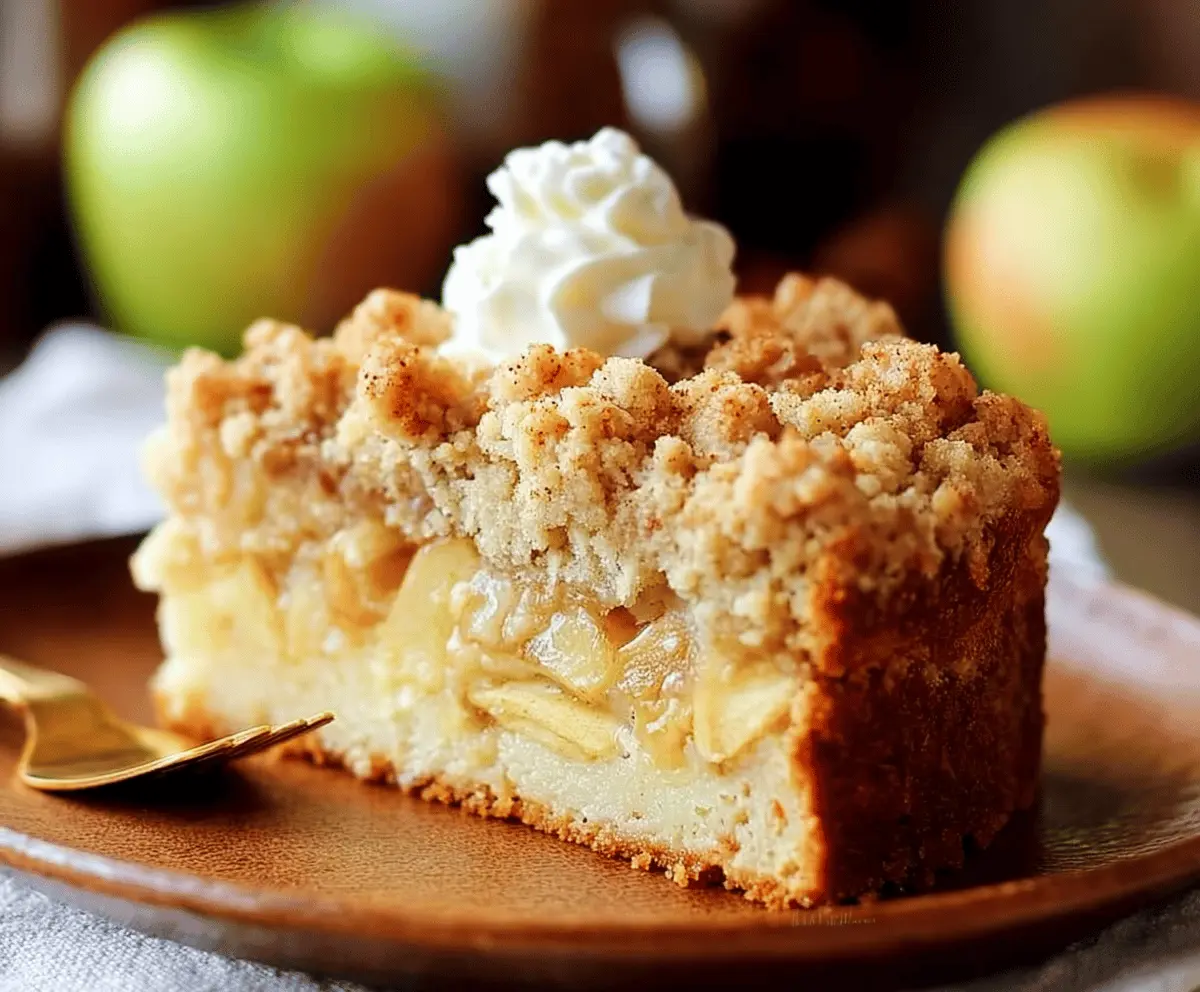 Apple Crumble Coffee Cake