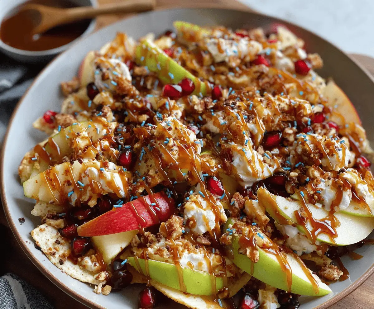 Caramel Apple Nachos