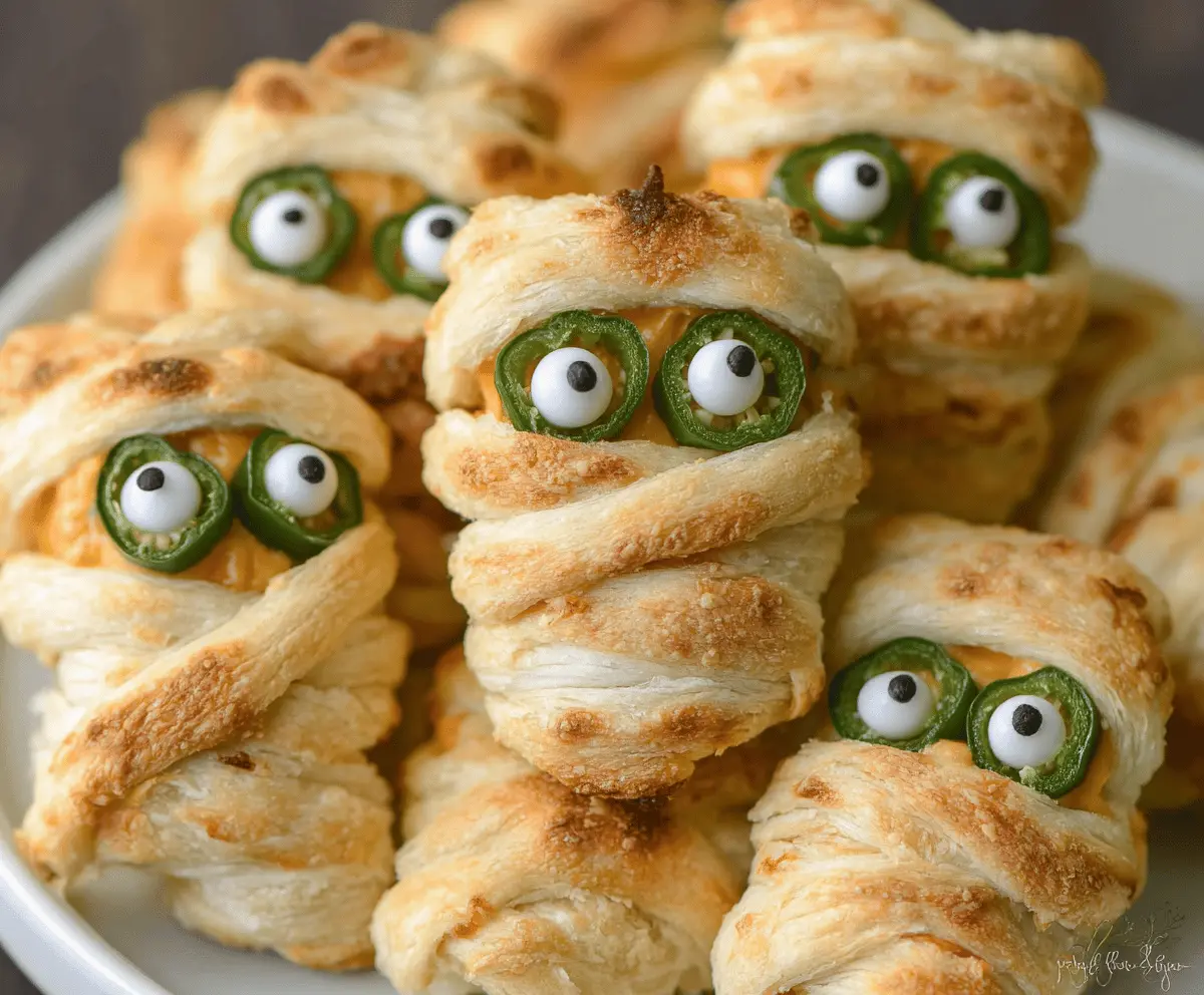 Spooky Halloween Jalapeño Popper Mummies Recipe