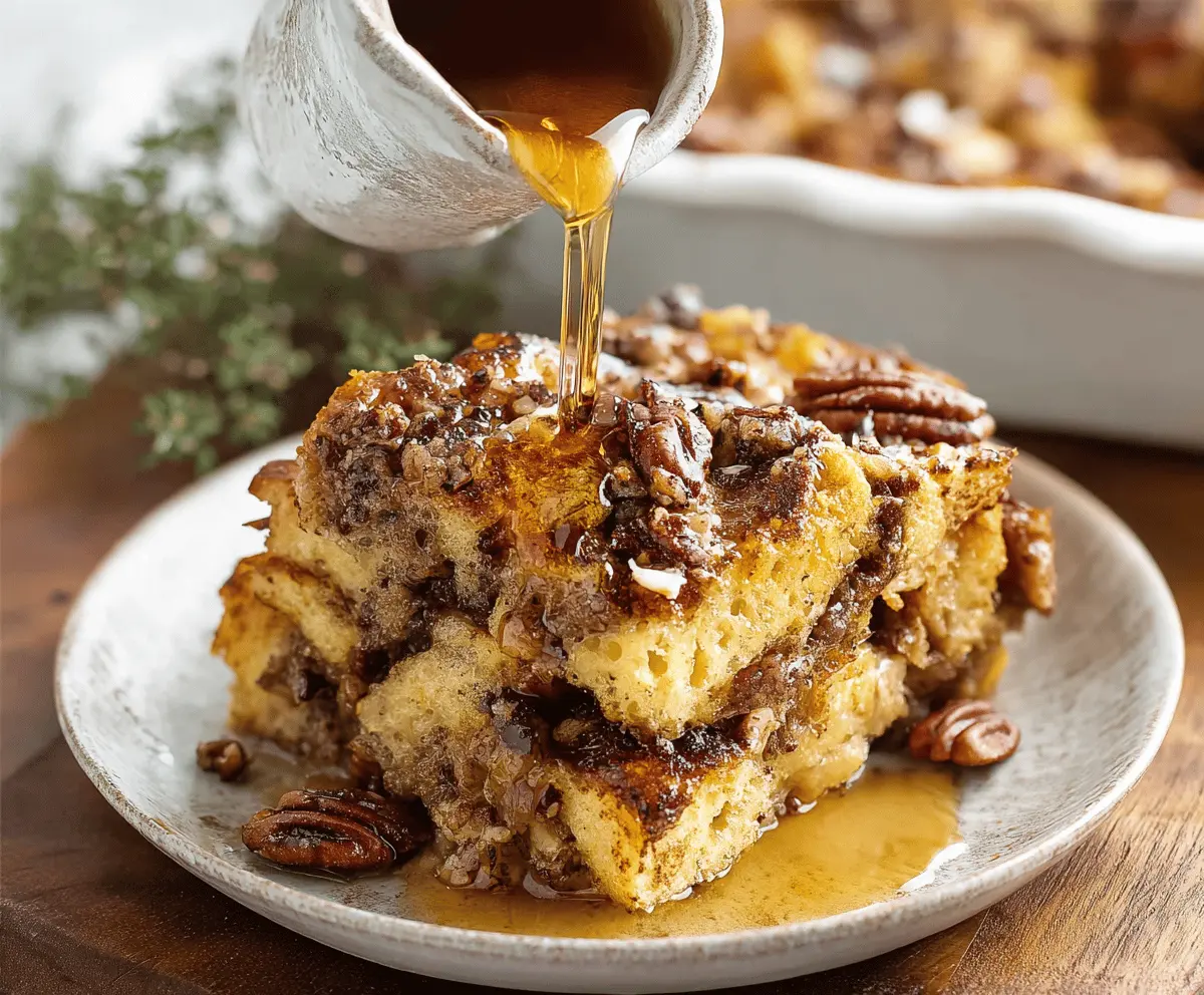 Maple Pecan French Toast Bake