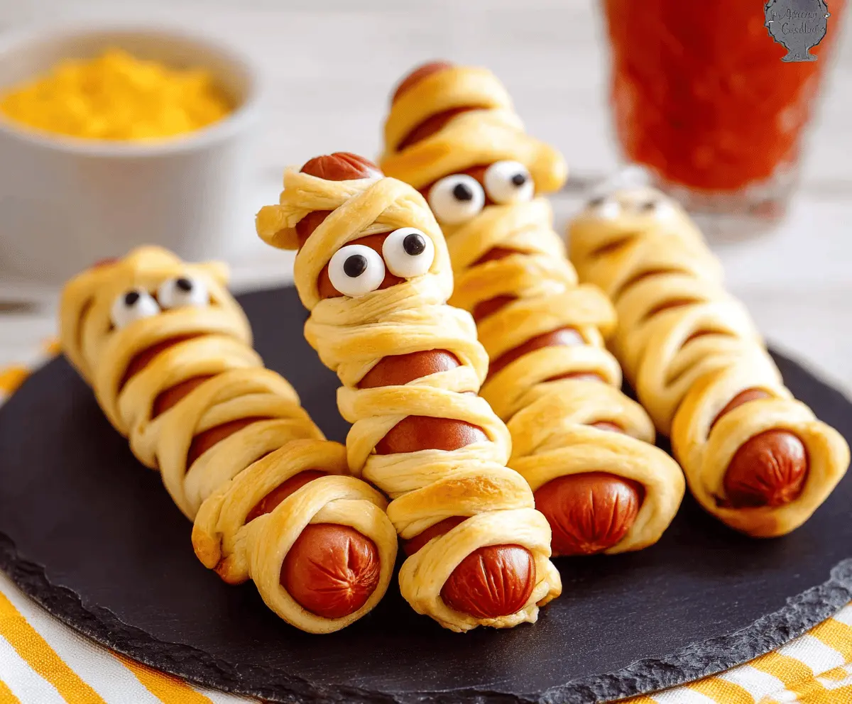 Easy Mummy Hot Dogs Recipe – Fun Halloween Snack Idea