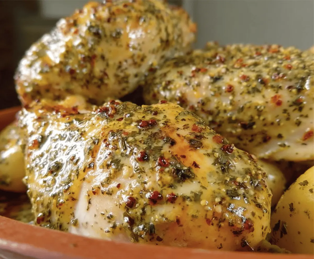 Mustard-Herb Baked Chicken