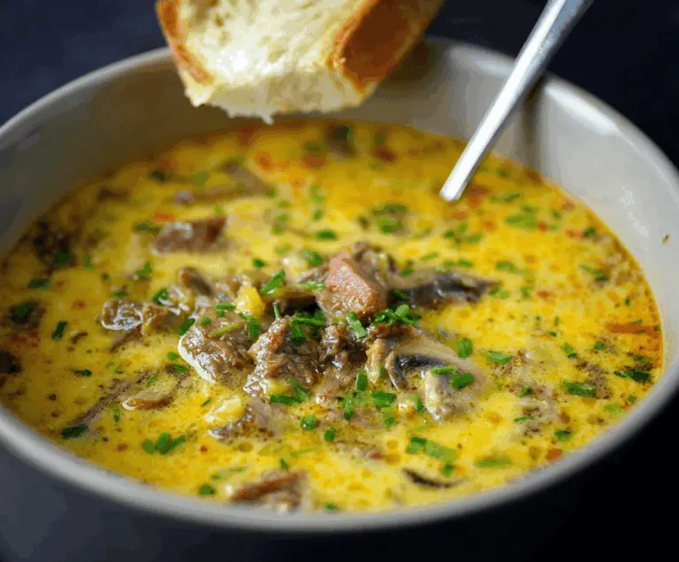 Philly Cheesesteak Soup