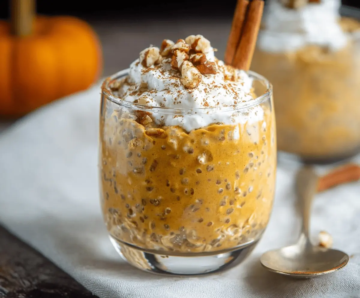 Pumpkin Pie Overnight Oats