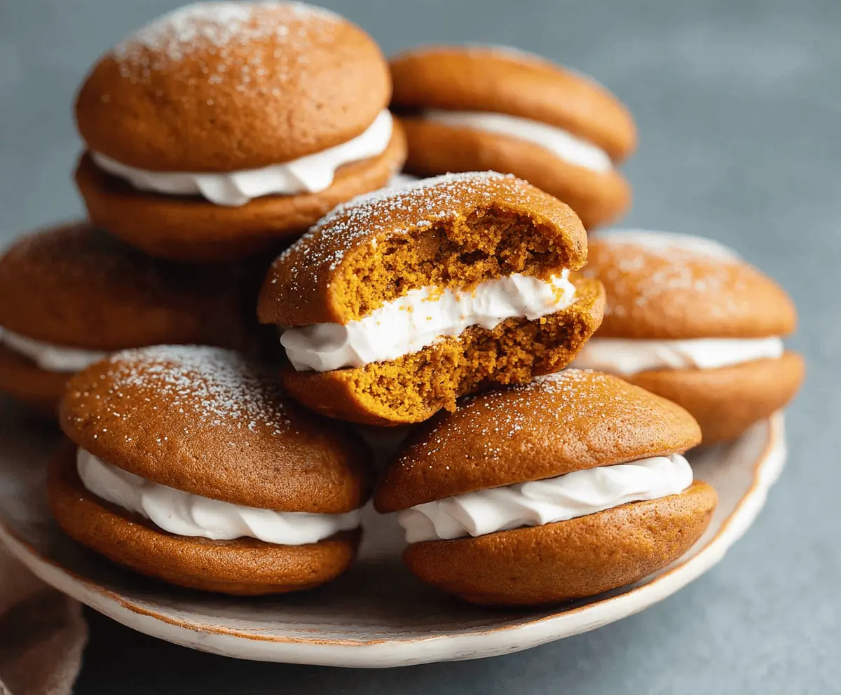 Pumpkin Whoopie Pies