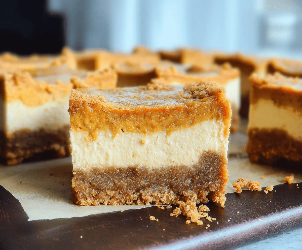 Sweet Potato Cheesecake Bars Recipe