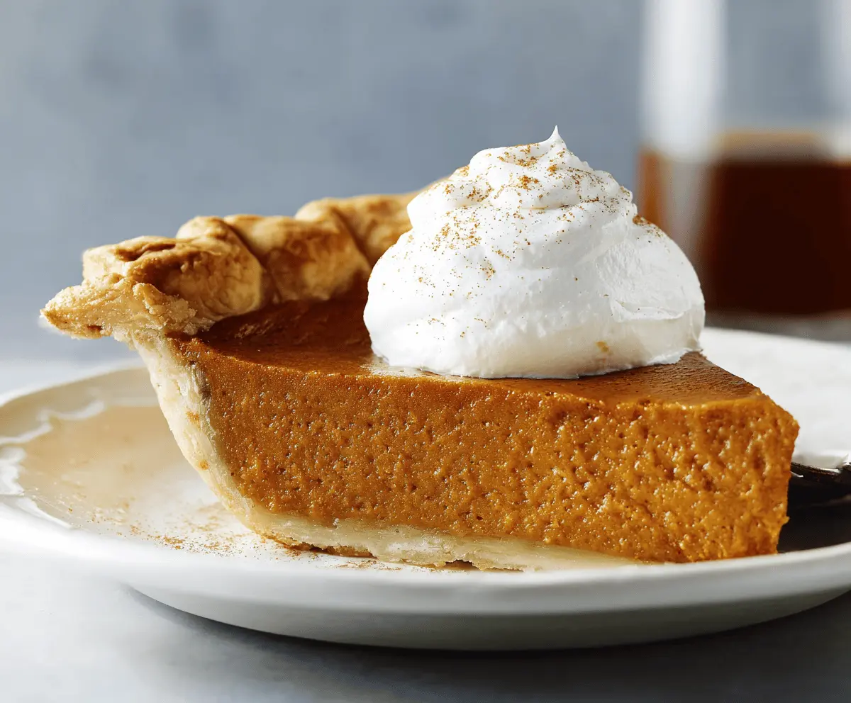 Classic Pumpkin Pie Recipe – Silky Spiced Dessert for Fall