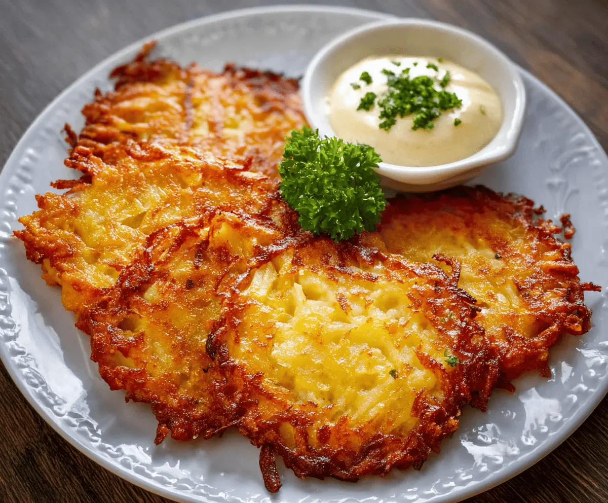 Crispy German Potato Pancakes Recipe