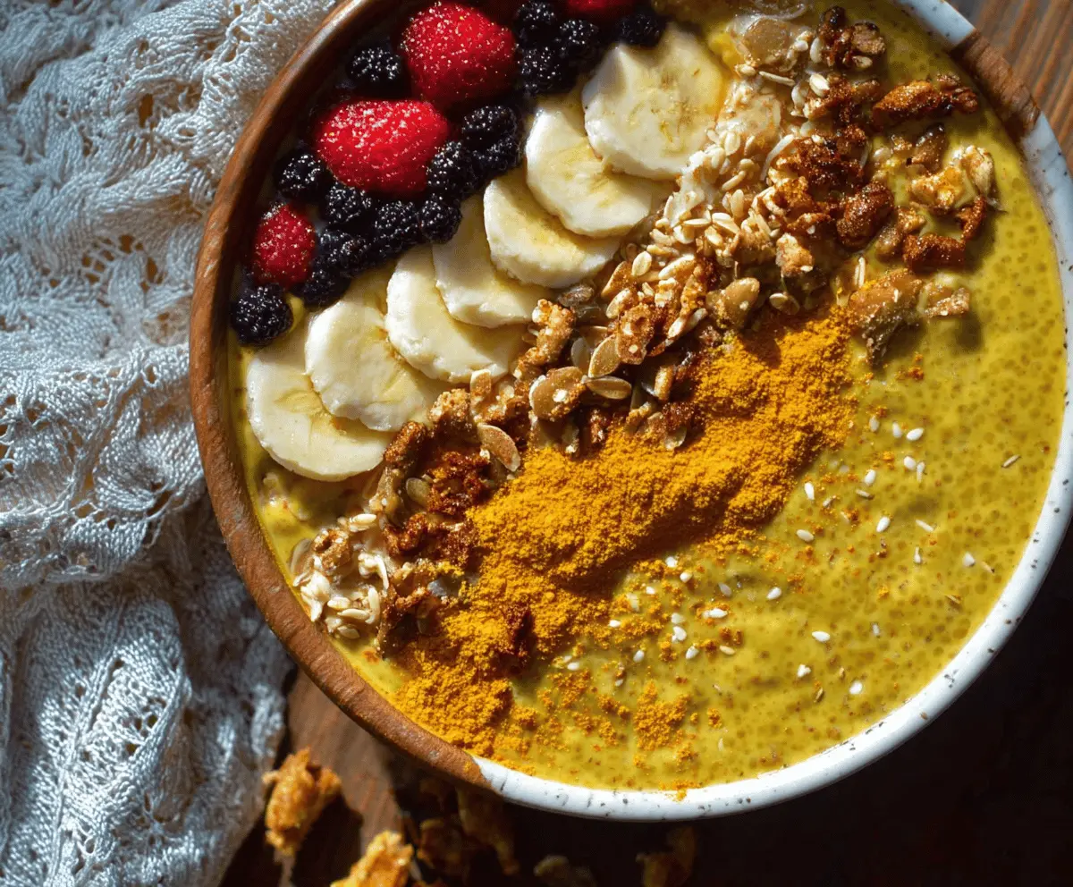 Golden Milk Chia Breakfast Bowl Recipe – Healthy & Delicious Start