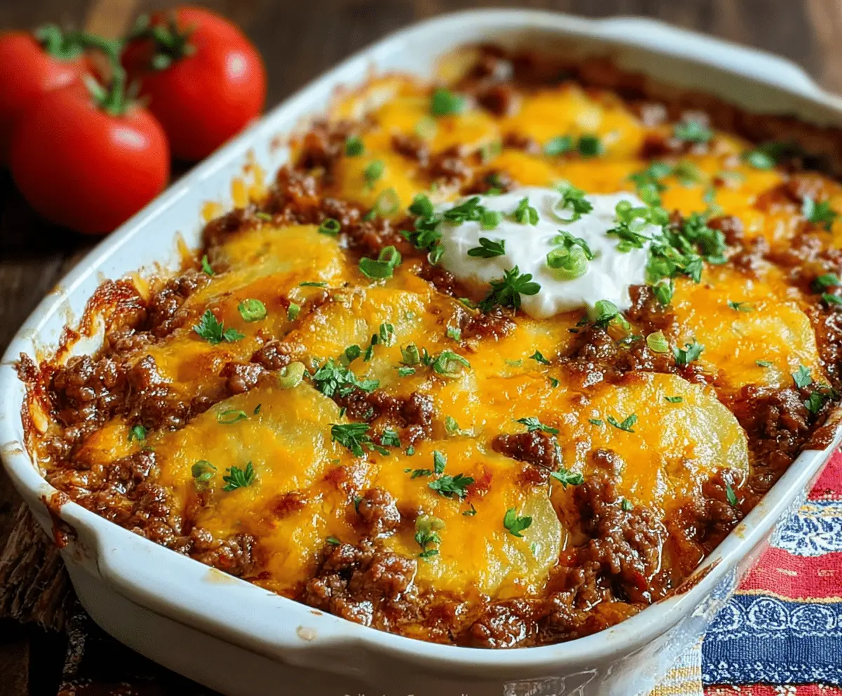 Easy Hobo Casserole with Ground Beef Recipe – Hearty One-Pot Meal