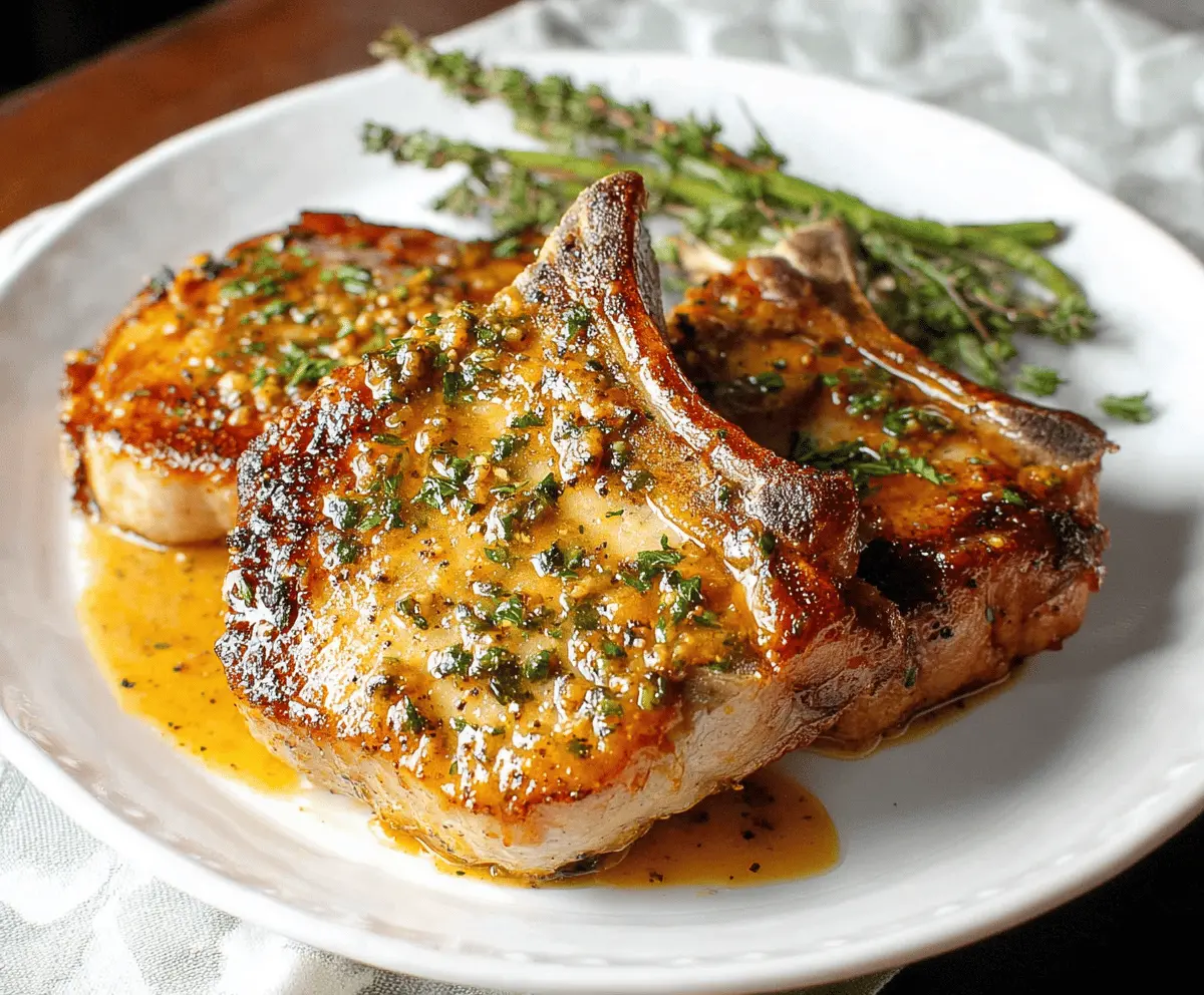 Easy Honey Mustard Pork Chops