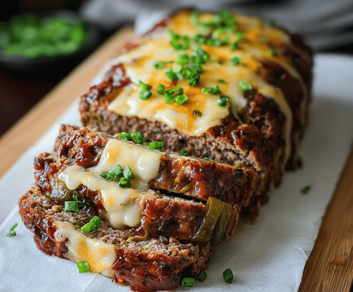 Easy Philly Cheesesteak Meatloaf