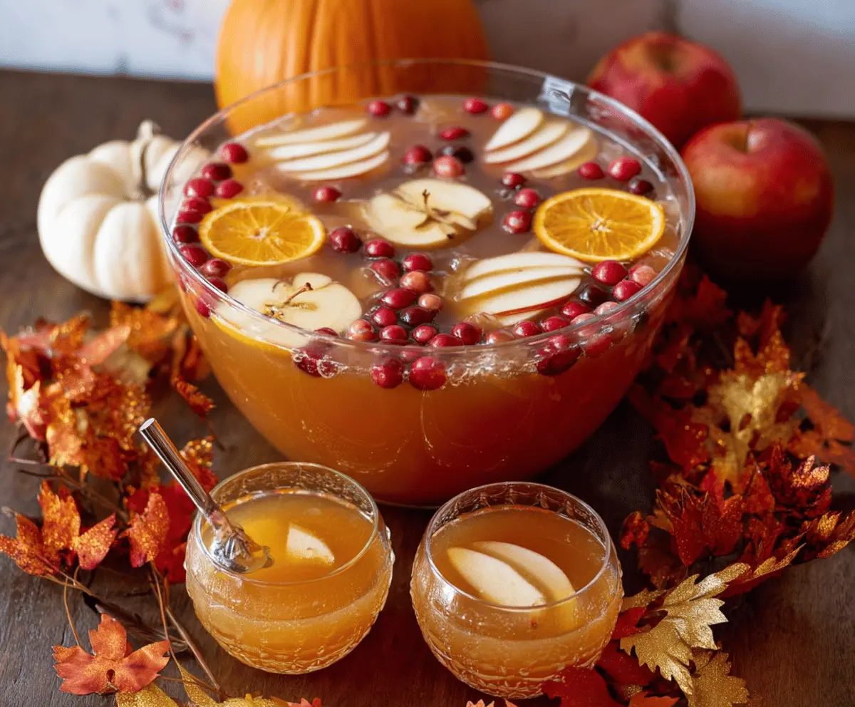 Easy Thanksgiving Punch Recipe – Festive & Refreshing Drink