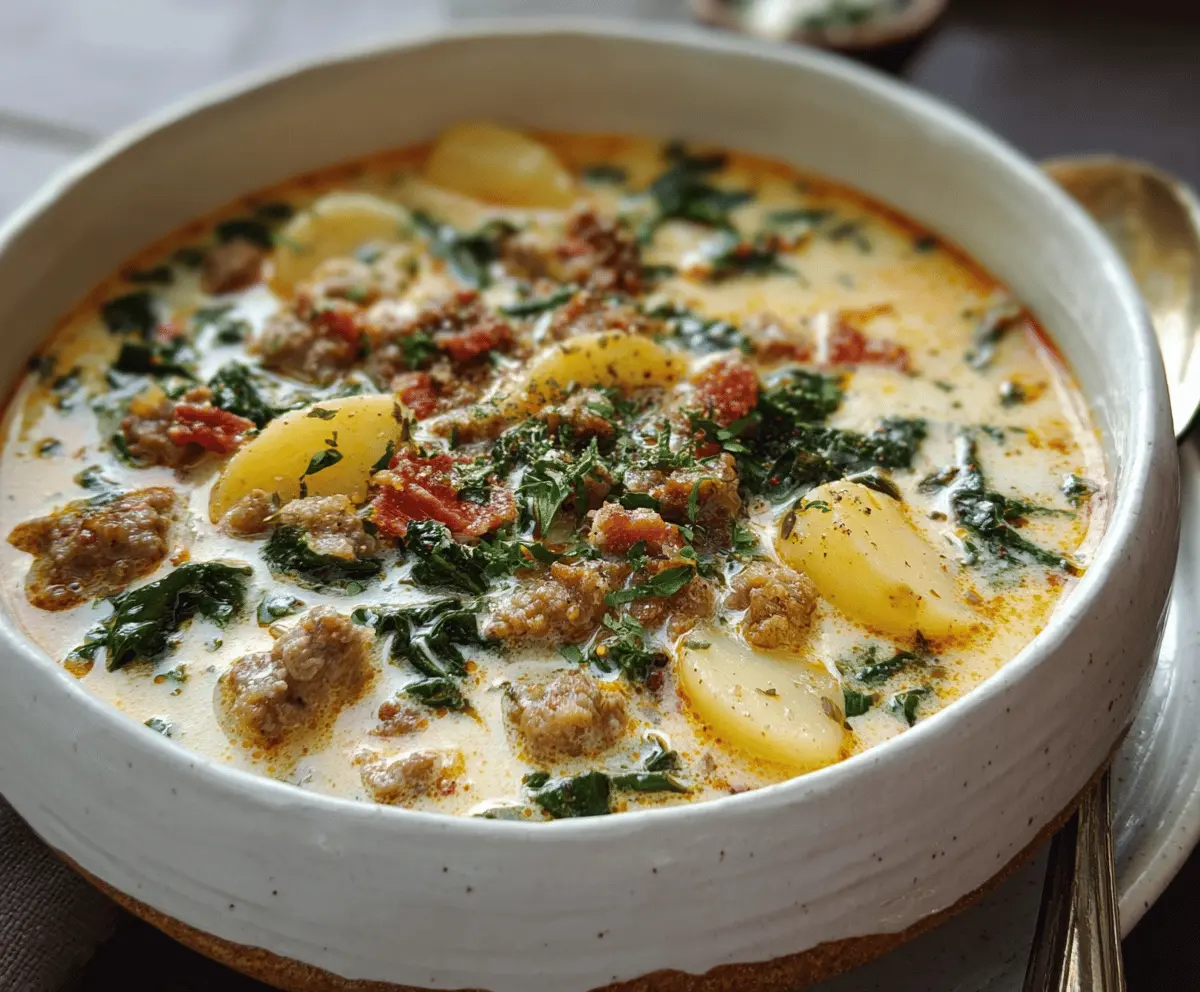Easy Homemade Zuppa Toscana Soup Recipe – Hearty & Delicious