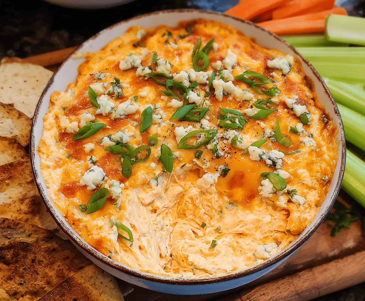Easy Buffalo Chicken Dip Recipe