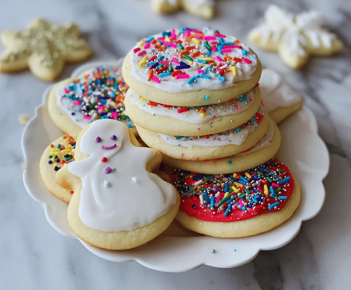 Easy Soft Sugar Cookies Recipe