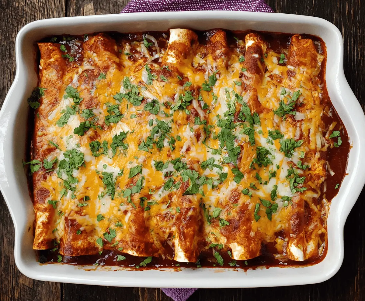 Easy Turkey Enchiladas Recipe