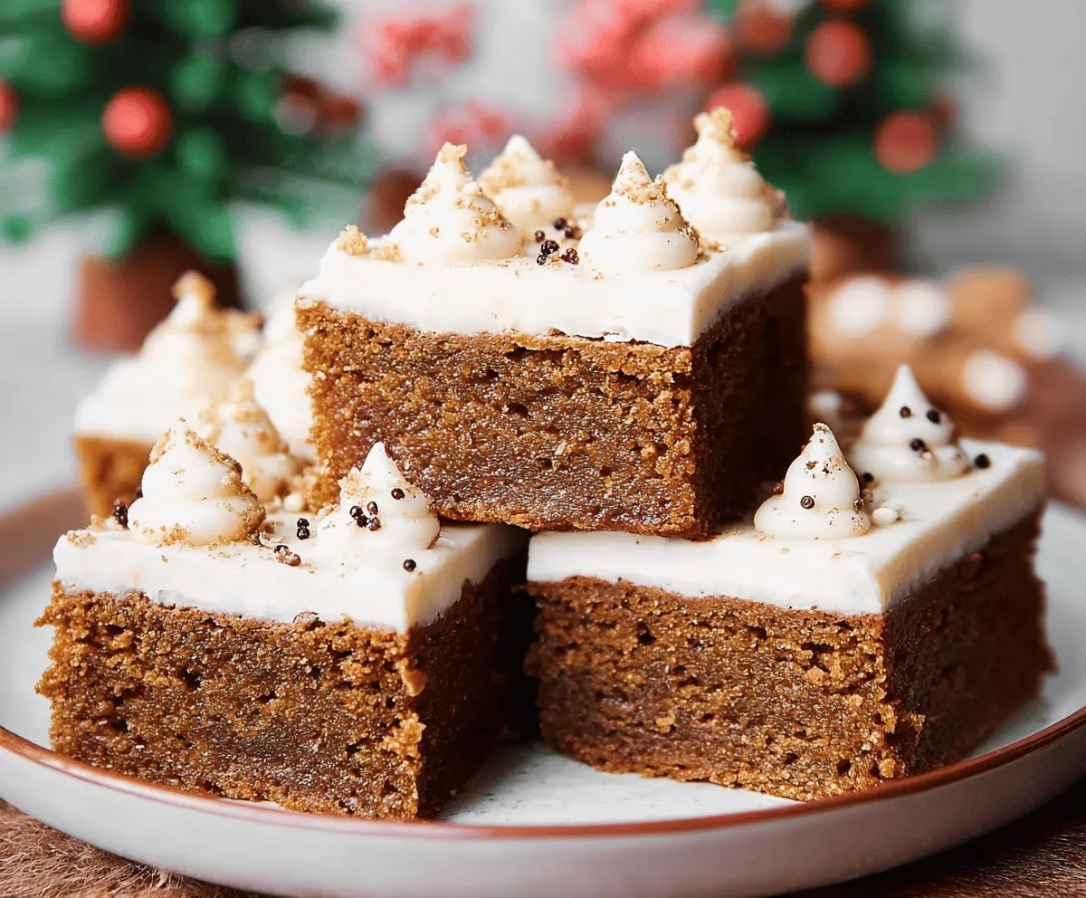 Easy Gingerbread Bars Recipe