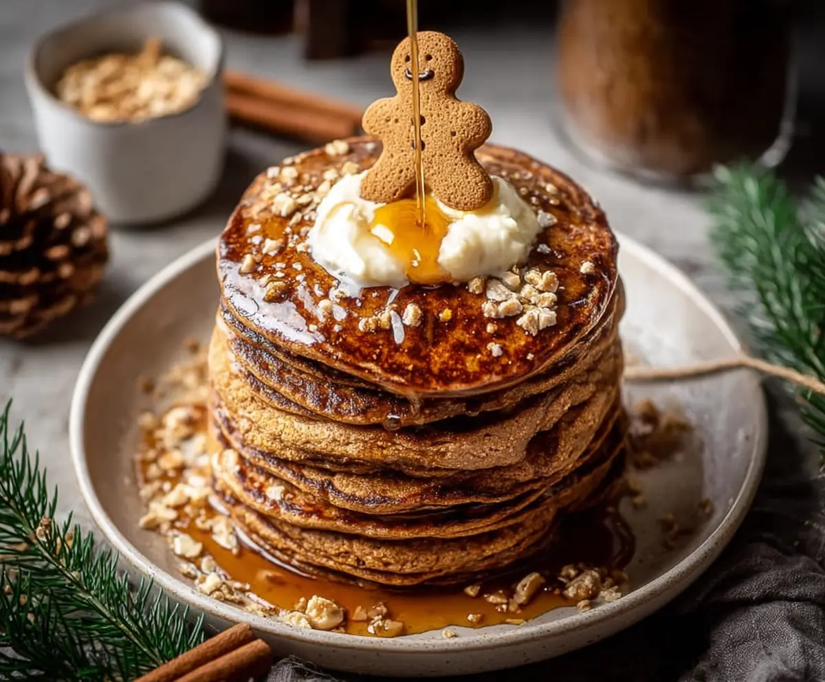 Easy Gingerbread Pancakes