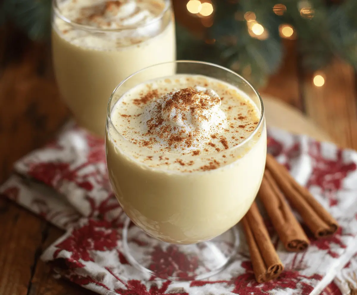 Easy Homemade Eggnog Recipe