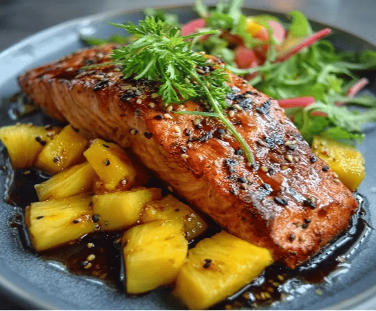 Easy Mango Teriyaki Salmon