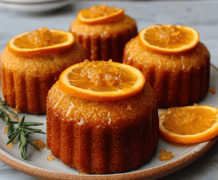 Orange Ginger Honey Cakes