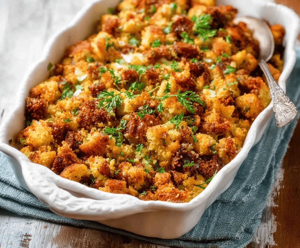 Classic Southern Cornbread Dressing Recipe
