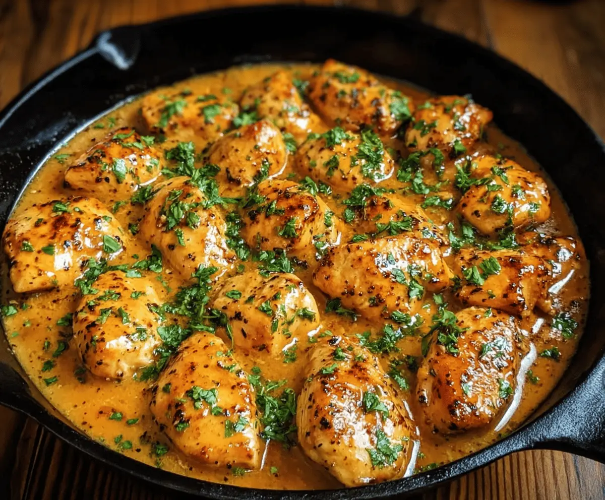 Easy Texas Roadhouse Butter Chicken Skillet