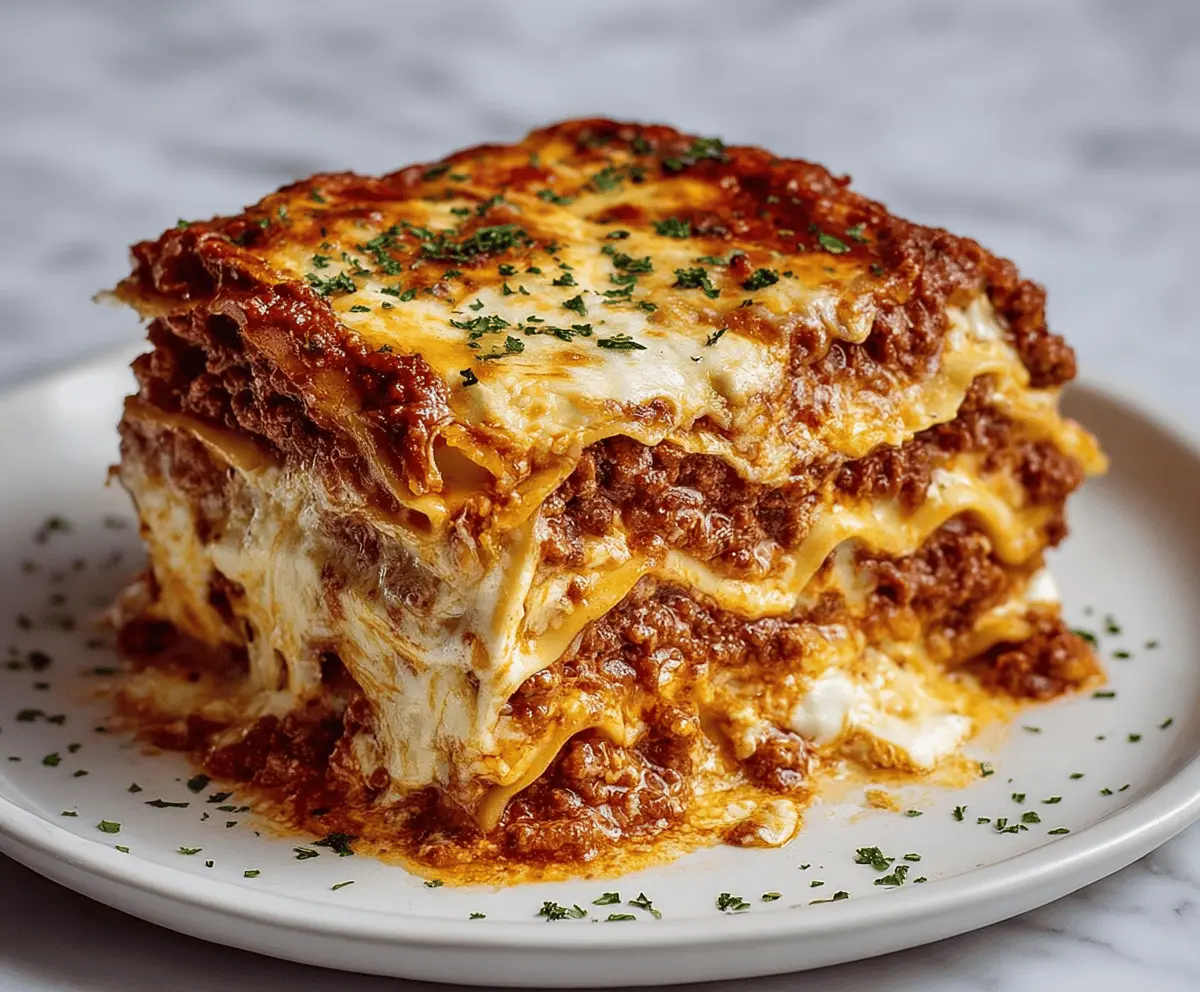 Easy Homemade Lasagna Recipe