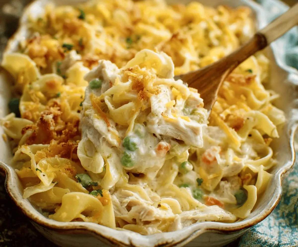 Easy Turkey Noodle Casserole Recipe