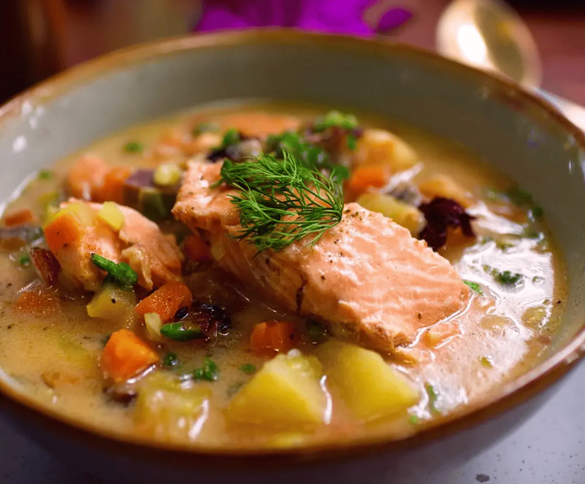 Easy Wild Salmon Chowder Recipe