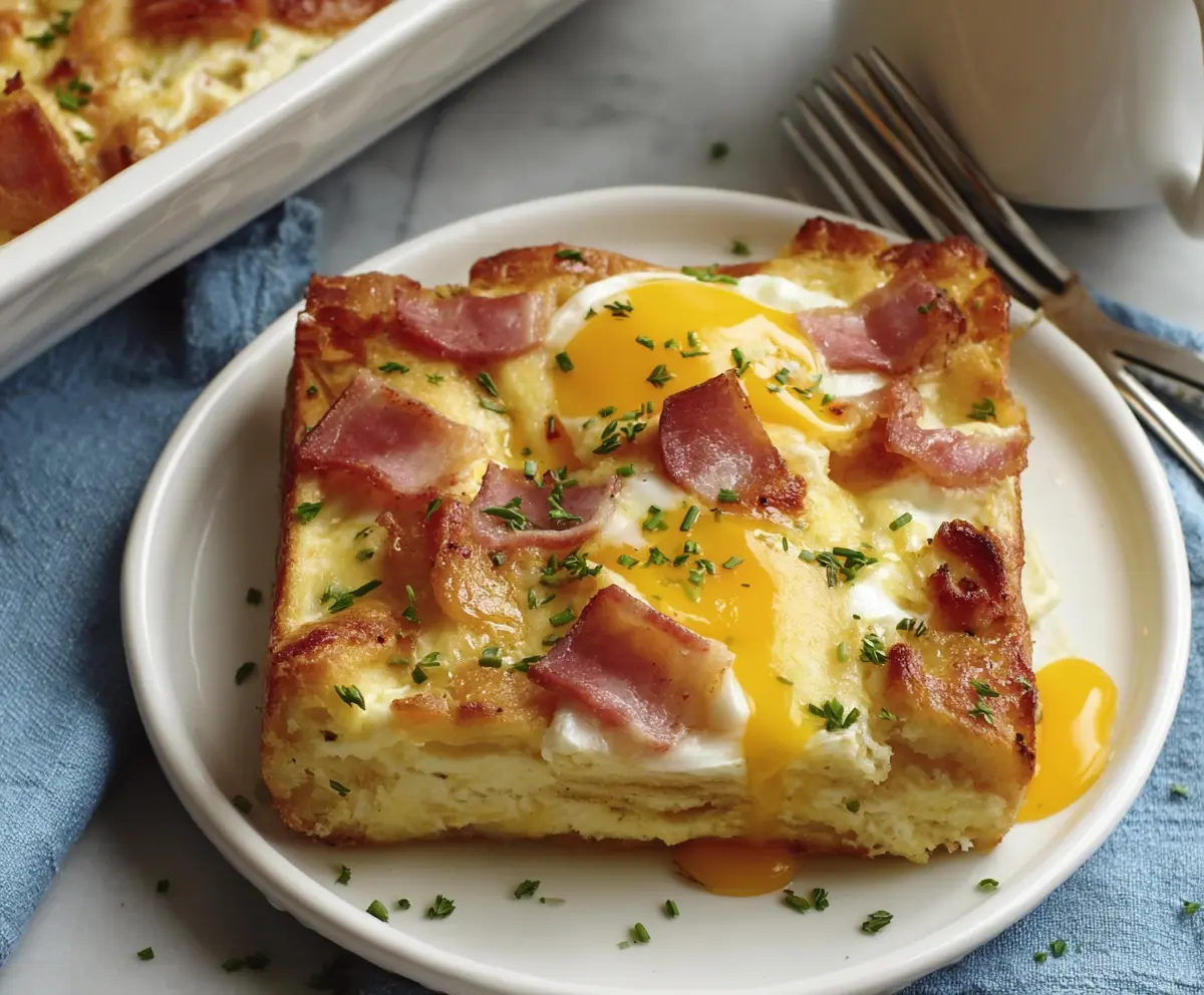 Easy Eggs Benedict Casserole