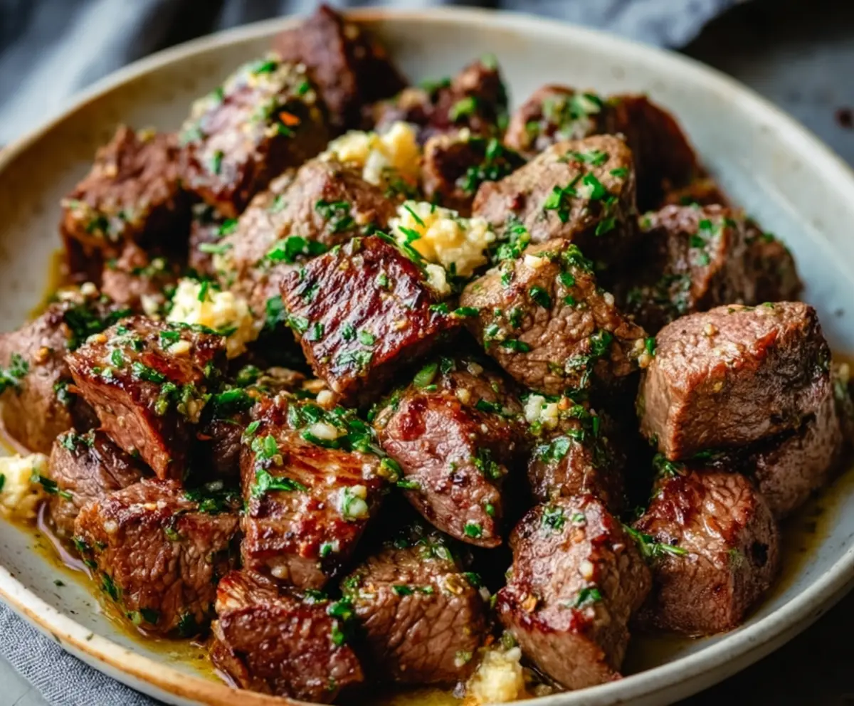 Garlic Butter Steak Bites Recipe