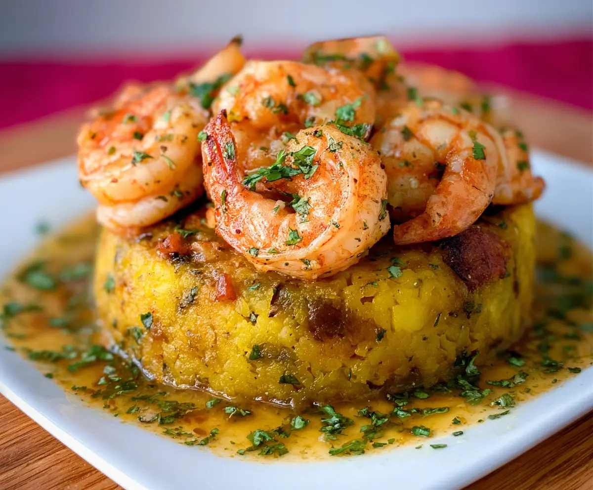 Easy Garlic Shrimp Mofongo Recipe