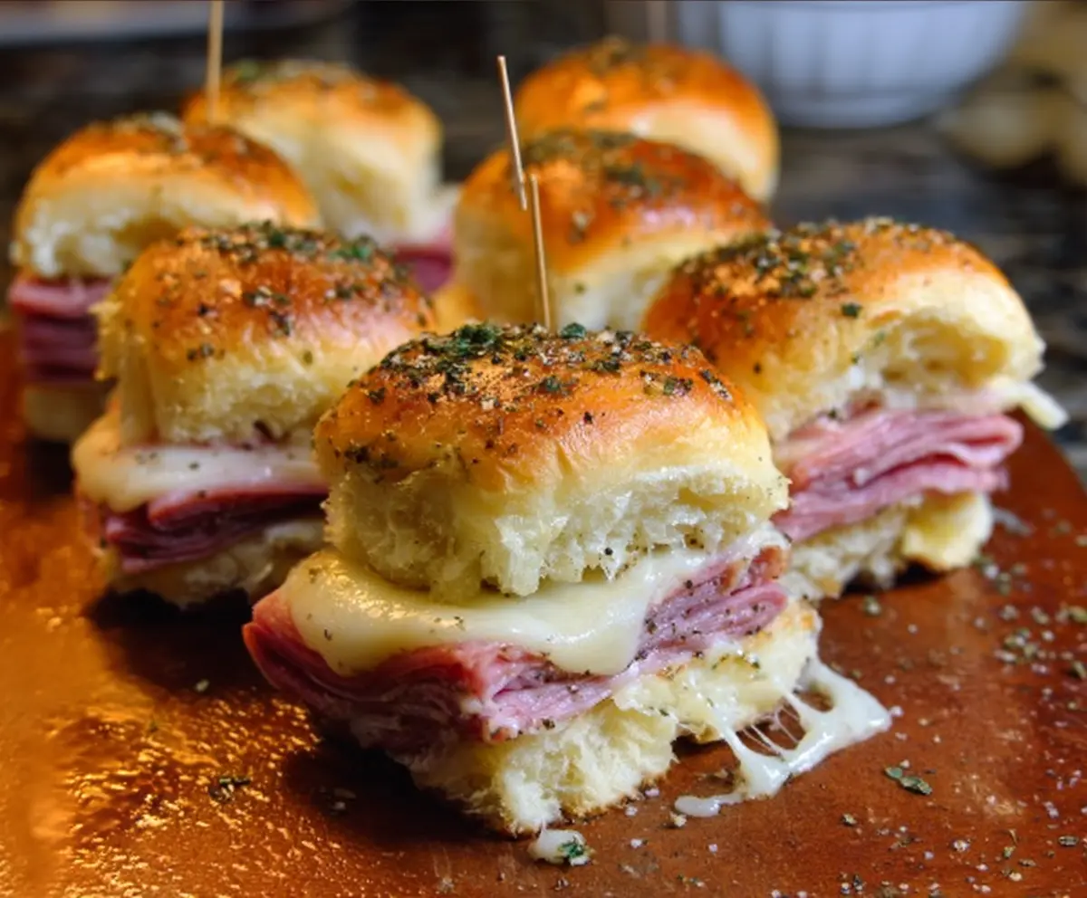 Easy Ham and Cheese Sliders