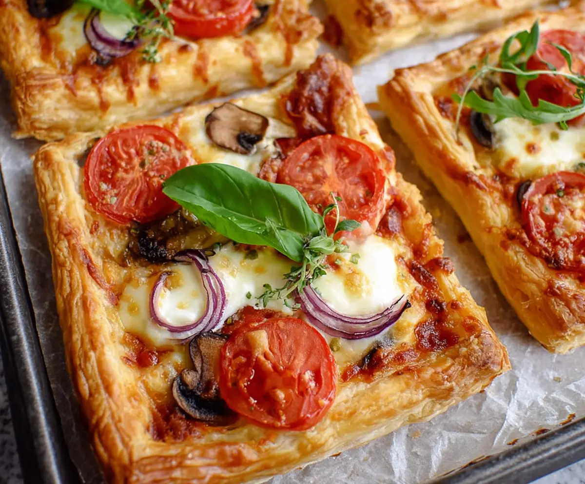 Easy Puff Pastry Pizzas